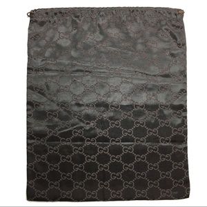 Gucci Brown Satin Monogram GG Storage Dust Bag